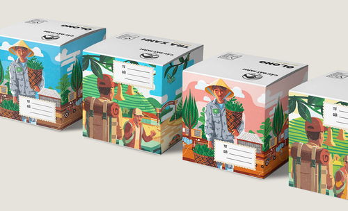 越南設計師的東方美食包裝藝術 插畫與文字的味覺交響